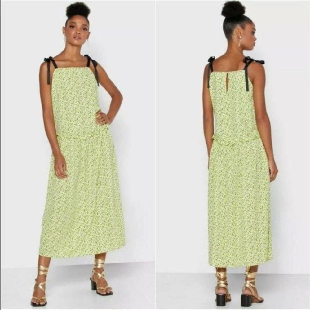 Topshop floral midi dress NWT size 4